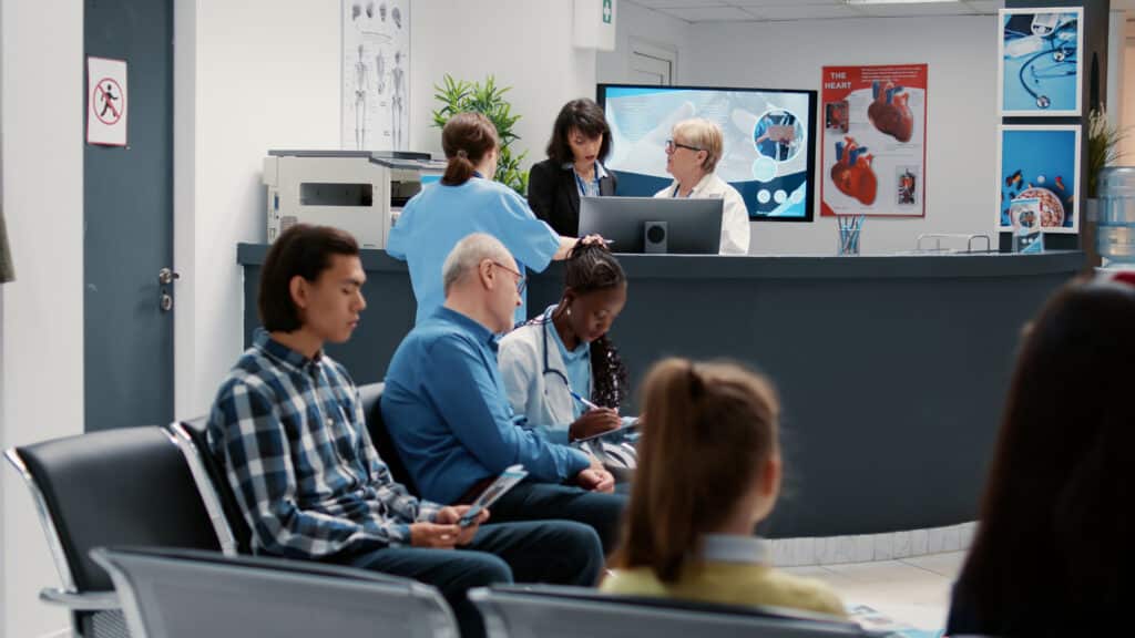 Patients fill a clinic’s waiting room after it adopts the right tools to reduce patient no-shows.